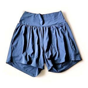 NWT Halara Softlyzero Airy Black Large Long Tall Shorts